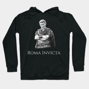 Roma Invicta History Of Ancient Rome Gaius Julius Caesar Hoodie